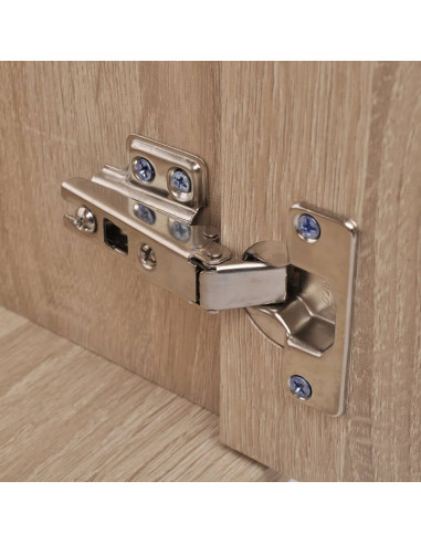 Set Mobili da Bagno con Lavabo 3 pz Beige