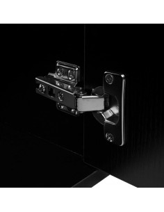 Mobili da Bagno con Lavabo Set 9 pz Nero 2