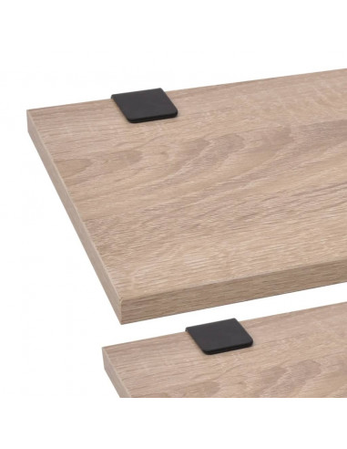 Set Mobili da Bagno con Lavabo 9 pz Beige