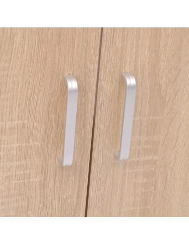 Set Mobili da Bagno con Lavabo 9 pz Beige