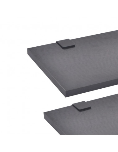 Set Mobili da Bagno 11 pz con Lavabo e Rubinetto Nero