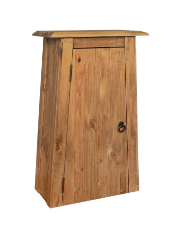 Set da Bagno 5 pz in Legno Massello di Pino