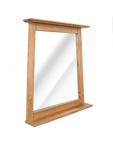 Set da Bagno 5 pz in Legno Massello di Pino