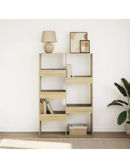 Libreria Rovere Sonoma 100x33x155,5 cm in Legno Multistrato