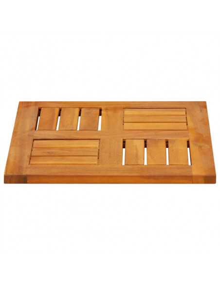 Piano per Tavolo 40x40x2 cm Quadrato Legno Massello di Faggio
