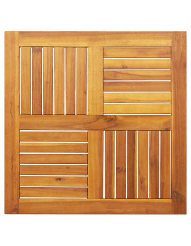 Piano per Tavolo 70x70x2 cm Quadrato Legno Massello di Faggio