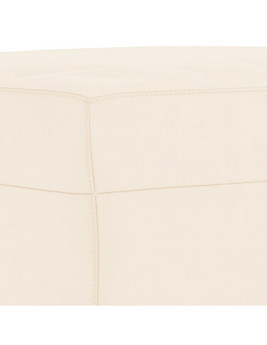 Panca crema 70x35x41 cm in Velluto