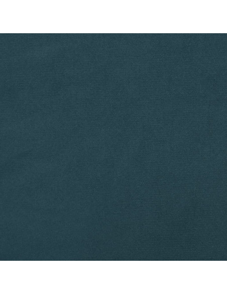 Poggiapiedi Blu 45x29,5x35 cm in Velluto