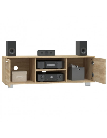 Mobile per TV Rovere Sonoma 120x40,5x35 cm Legno Multistrato