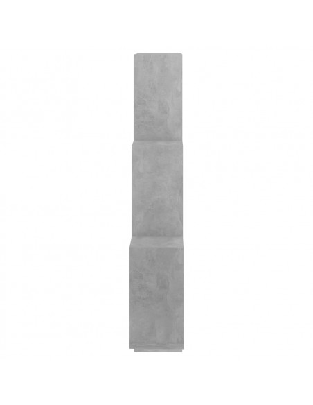 Mensola Parete Cubo Grigio Cemento 78x15x93cm Legno Multistrato