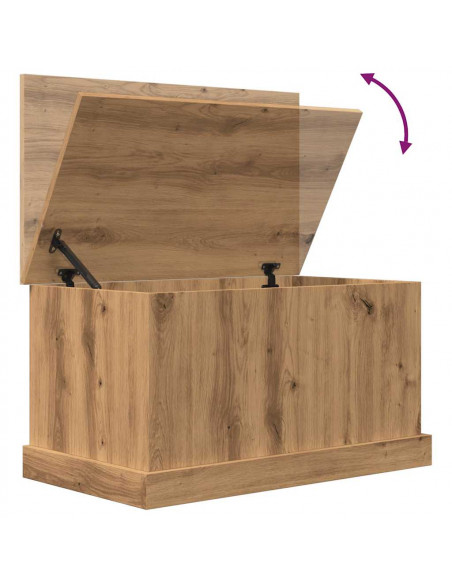 Scatola Portaoggetti Artigianale 70x40x38 cm Legno Multistrato