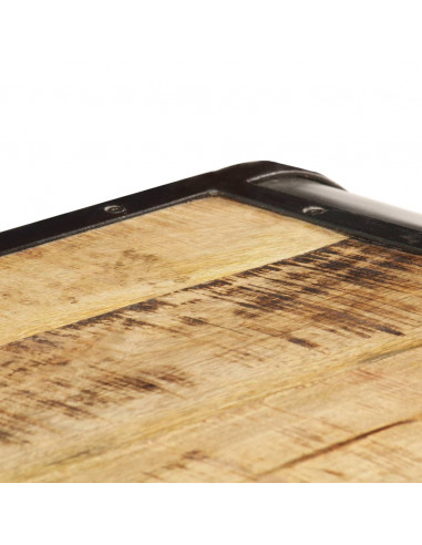 Tavolino da Caffè 100x50x35 cm Legno Massello di Mango