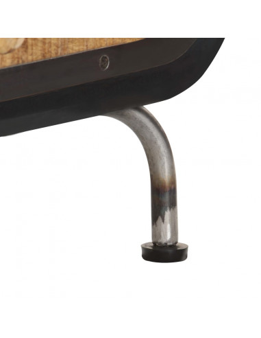 Tavolino da Caffè 100x50x35 cm Legno Massello di Mango