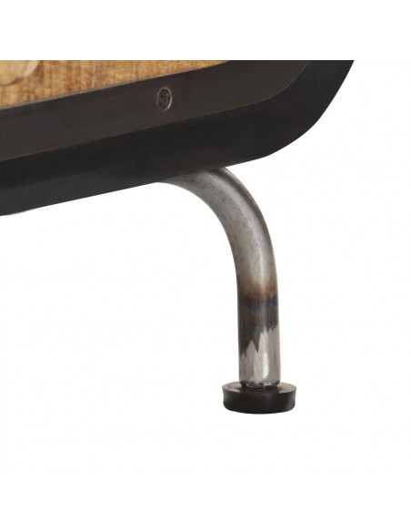Tavolino da Caffè 100x50x35 cm Legno Massello di Mango