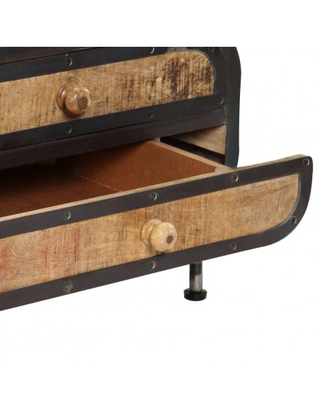 Tavolino da Caffè 100x50x35 cm Legno Massello di Mango