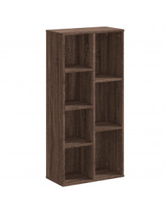 Libreria Rovere Marrone 50x25x105 cm in Legno Multistrato 2