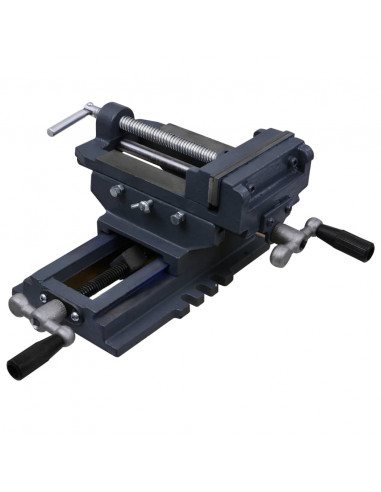 Morsa Manuale a Slitta Trasversale per Trapano a Colonna 127 mm