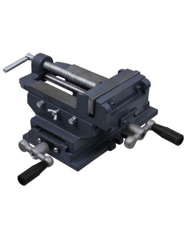 Morsa Manuale a Slitta Trasversale per Trapano a Colonna 127 mm