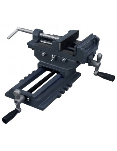 Morsa Manuale a Slitta Trasversale per Trapano a Colonna 127 mm