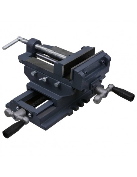 Morsa Manuale a Slitta Trasversale per Trapano a Colonna 127 mm