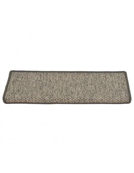 Tappetini Autoadesivi per Scale 15 pz 65x21x4 cm Grigi e Beige