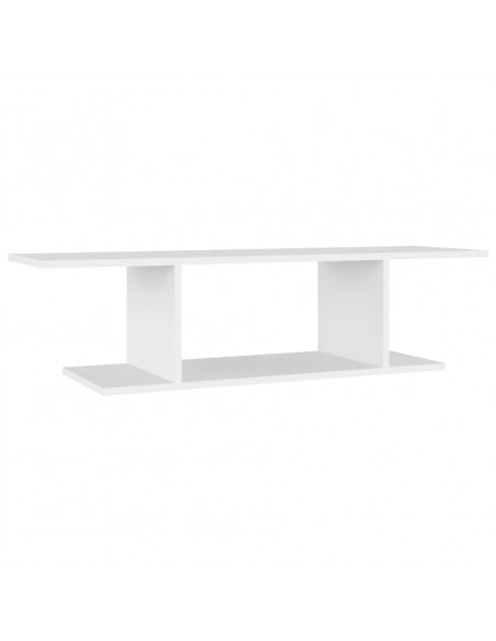 Mobile Porta TV a Parete Bianco 103x30x26,5 cm