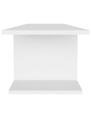 Mobile Porta TV a Parete Bianco 103x30x26,5 cm