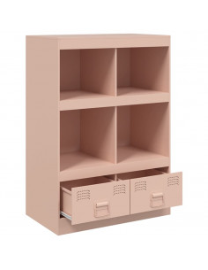 Credenza Rosa 67x39x95 cm in Acciaio 2