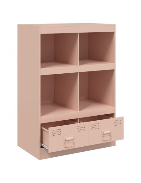 Credenza Rosa 67x39x95 cm in Acciaio