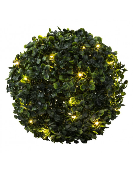 HI Palla di Bosso con LED Diametro 25 cm