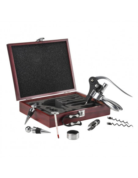 HI Set Accessori Vino 10 pz con Custodia