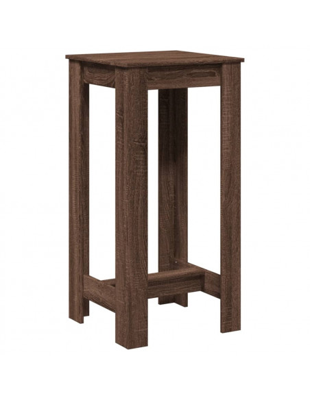 Tavolo da Bar Rovere Marrone 51x50x103,5 cm in Truciolato