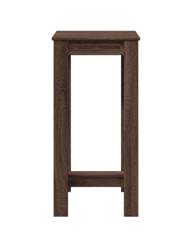 Tavolo da Bar Rovere Marrone 51x50x103,5 cm in Truciolato