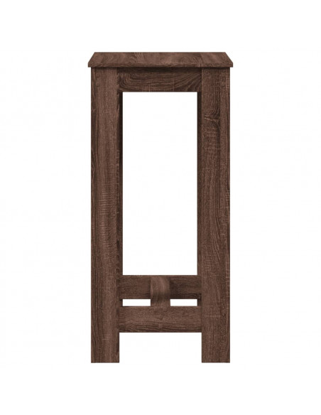 Tavolo da Bar Rovere Marrone 51x50x103,5 cm in Truciolato