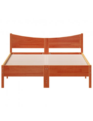 Giroletto Marrone Cera 140x190 cm in Legno Massello di Pino