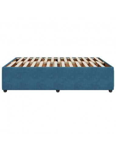 Giroletto Blu 140x190 cm in Velluto