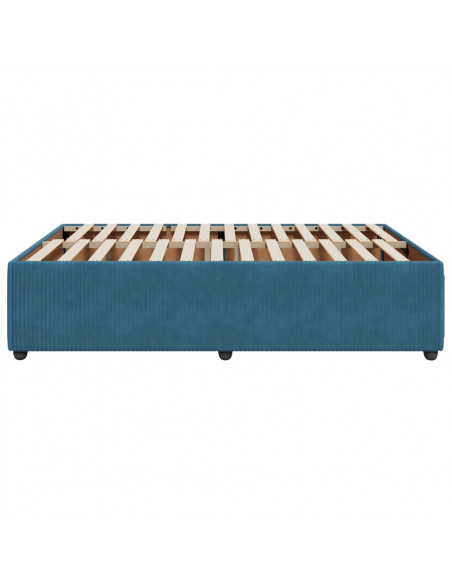 Giroletto Blu 140x190 cm in Velluto