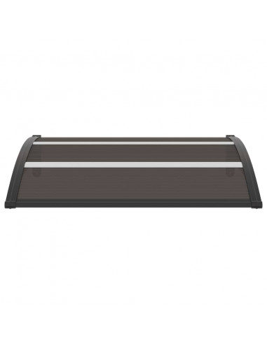 Pensilina per Porta Nera 120x75 cm in PC