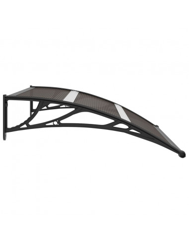 Pensilina per Porta Nera 120x75 cm in PC