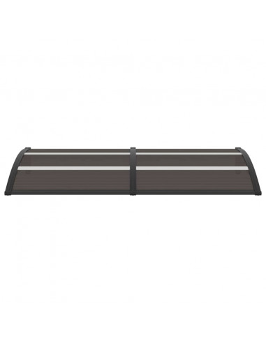 Pensilina per Porta Nera 200x75 cm in PC