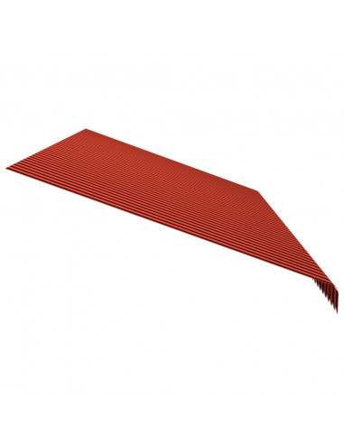 Tenda da Sole in Tela Arancione e Marrone 600x300 cm