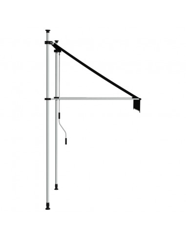 Tenda da Sole Retrattile Manuale 100 cm Antracite