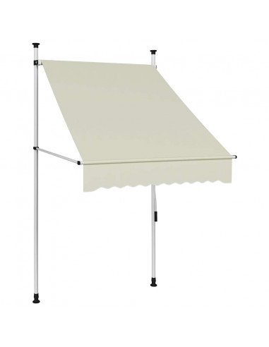 Tenda da Sole Retrattile Manuale 100 cm Crema