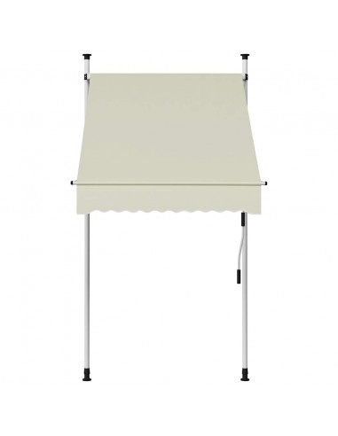 Tenda da Sole Retrattile Manuale 100 cm Crema