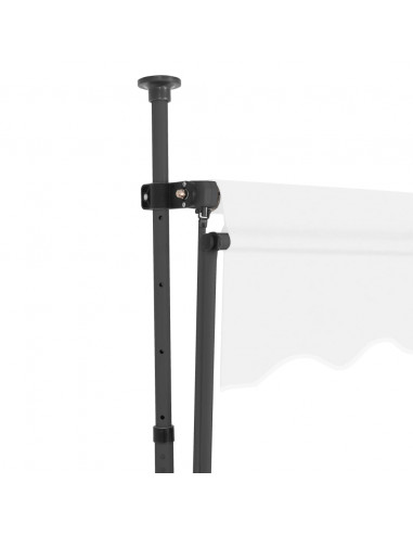 Tenda da Sole Retrattile Manuale con LED 300 cm Crema