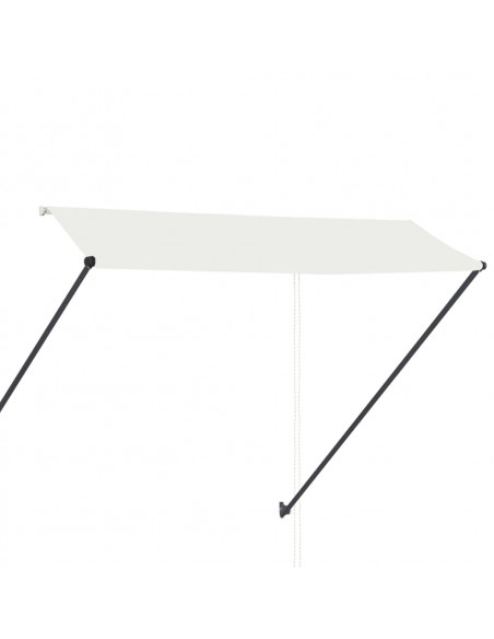 Tenda da Sole Retrattile con LED 300x150 cm Crema