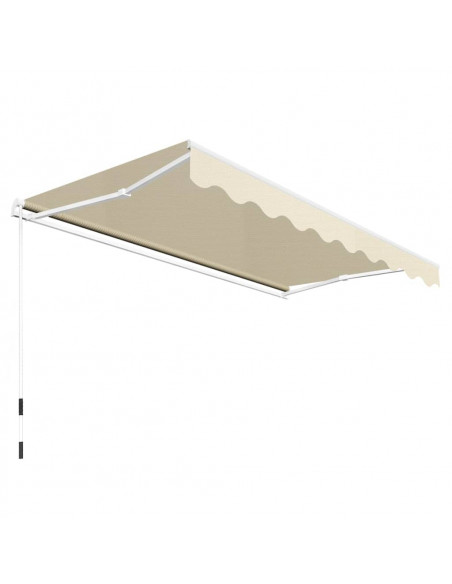 Tenda da Sole Pieghevole Manuale 300 cm Crema