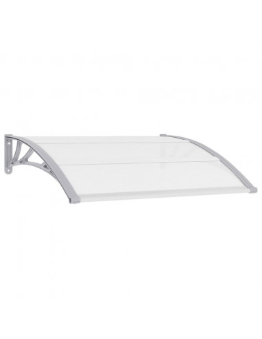 Pensilina per Porta Grigia 120x100 cm in PC