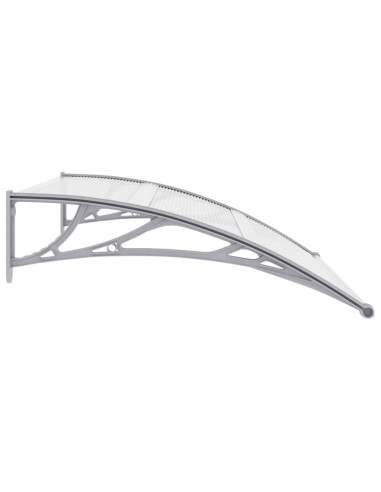 Pensilina per Porta Grigia 120x100 cm in PC