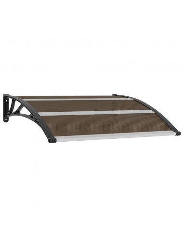 Pensilina per Porta Nera 120x100 cm in PC